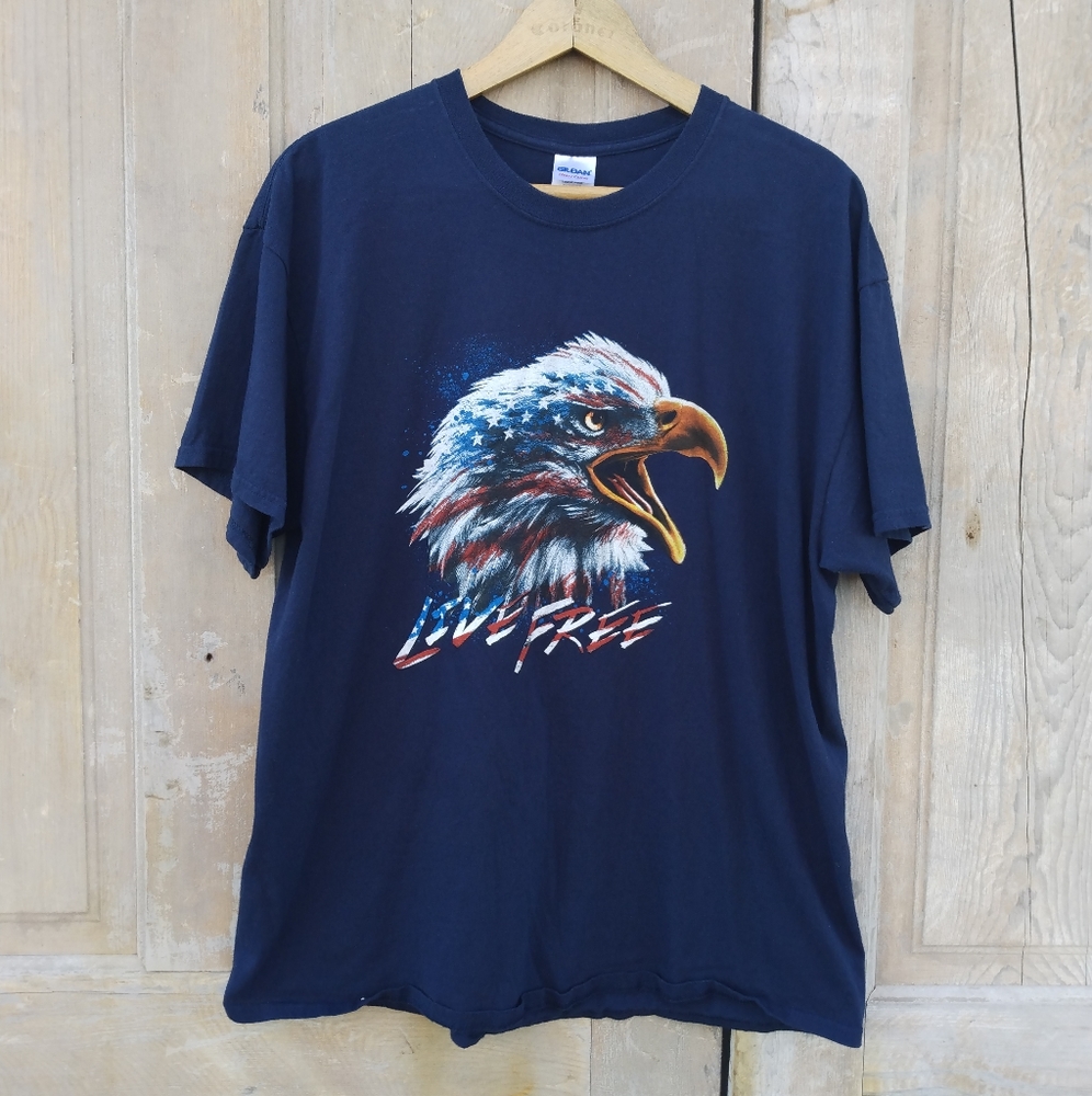 Live Free Eagle Tshirt